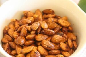 Chili Lime Roasted Almonds - Lauren Kelly Nutrition