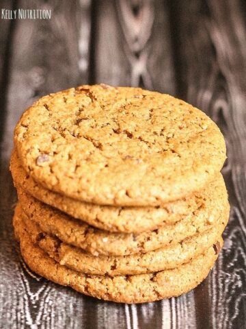 Almond Butter Chocolate Chip Cookies - Lauren Kelly Nutrition