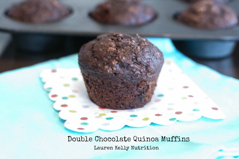 Double Chocolate Quinoa Muffins