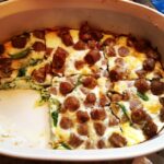 Egg Sausage and Spinach Casserole