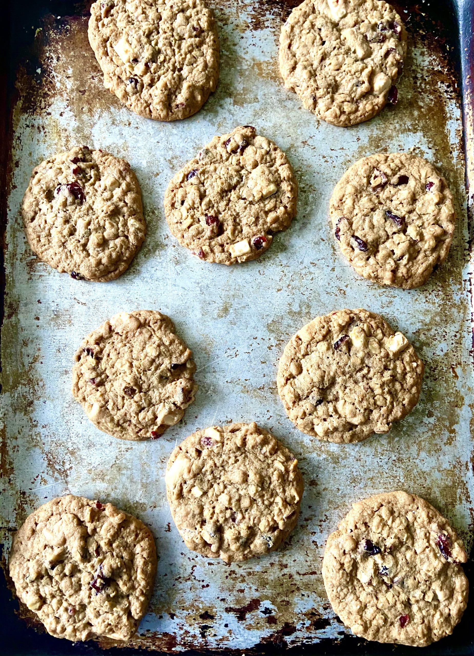 Chewy, lightly sweet and simple to make, these Cranberry White Chocolate Macadamia Nut Cookies will soon become a family favorite!