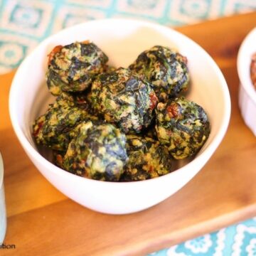 These Gluten Free Spinach Quinoa Balls are the perfect appetizer! Everyone loves them and they are easy to make!