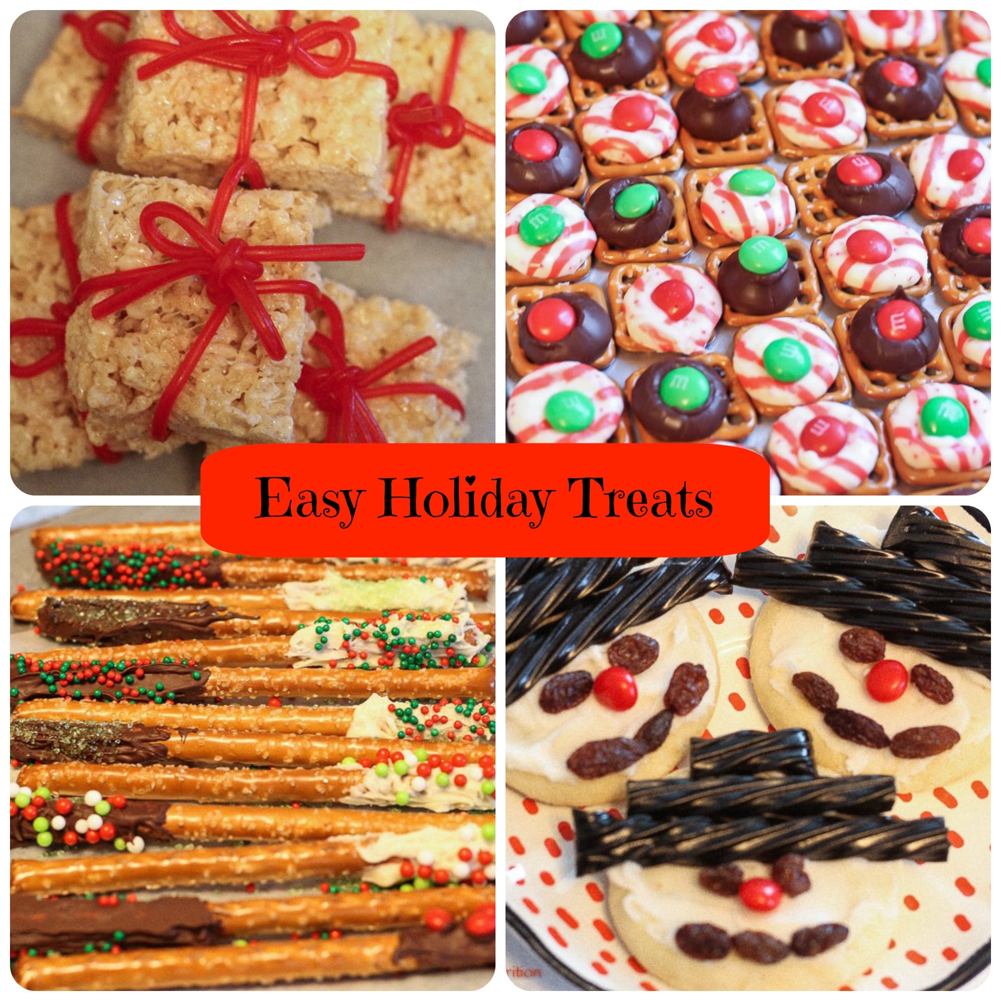 holiday treats collage