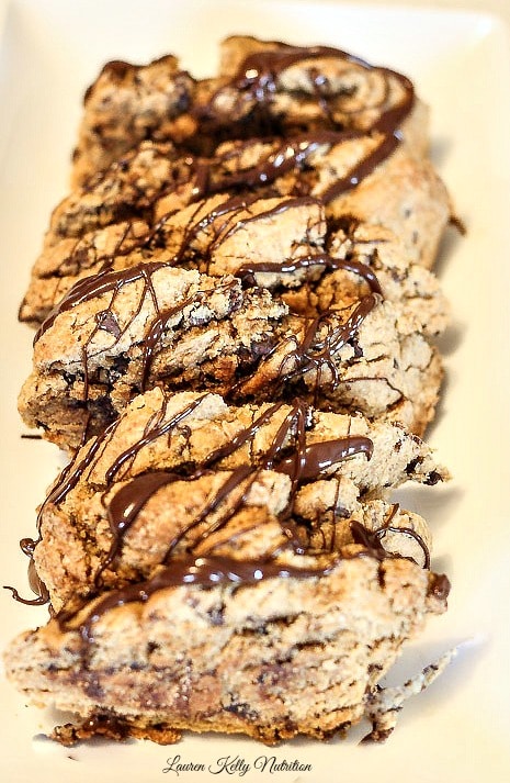 Peanut Butter Chocolate Biscotti