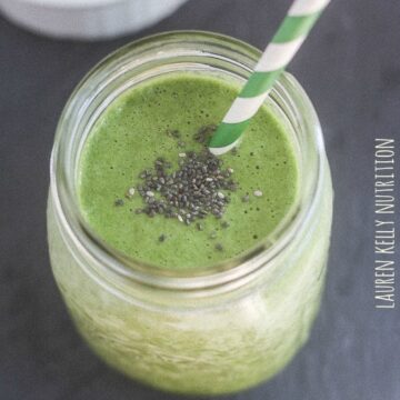 My Favorite Green Smoothie | Lauren Kelly Nutrition