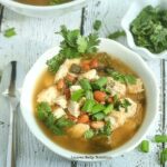 Slow Cooker White Chicken Chili {Low Carb, Gluten- Free}