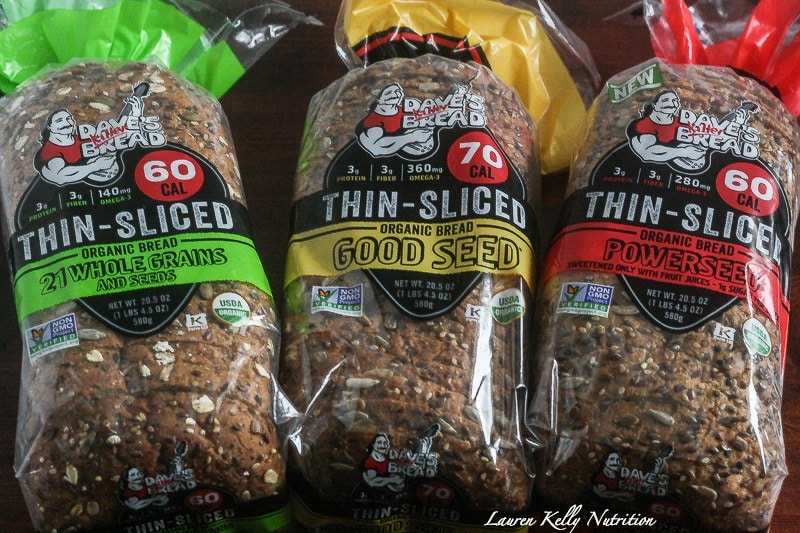 The Toast with The Most,make your toast delicious with Dave's Killer Bread and Lauren Kelly Nutrition