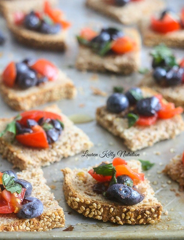 Blueberry Bruschetta from Superfoods at Every Meal