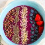 Blueberry Mango Smoothie Bowl {Vegan, Gluten Free, Dairy Free}