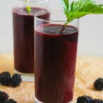 Blackberry Basil Slush {Vegan, Easy, Gluten Free, Dairy Free}