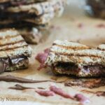Grilled Chocolate Almond Butter and Strawberry Chia Jelly Sandwich