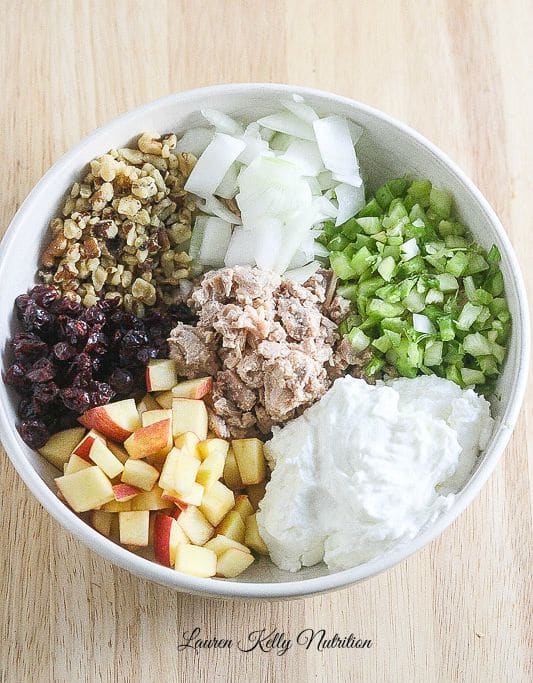 Healthy Chicken Salad made with Greek Yogurt @PacificFoods #NourishEveryBody
