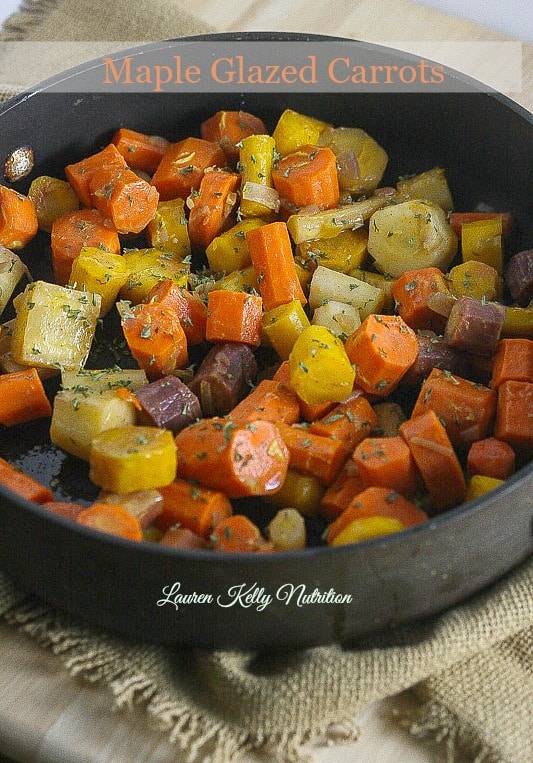 Maple Glazed Carrots make the perfect side dish!