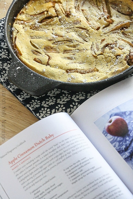 Apple Cinnamon Dutch Baby Pancake from The Natural Pregnancy Cookbook