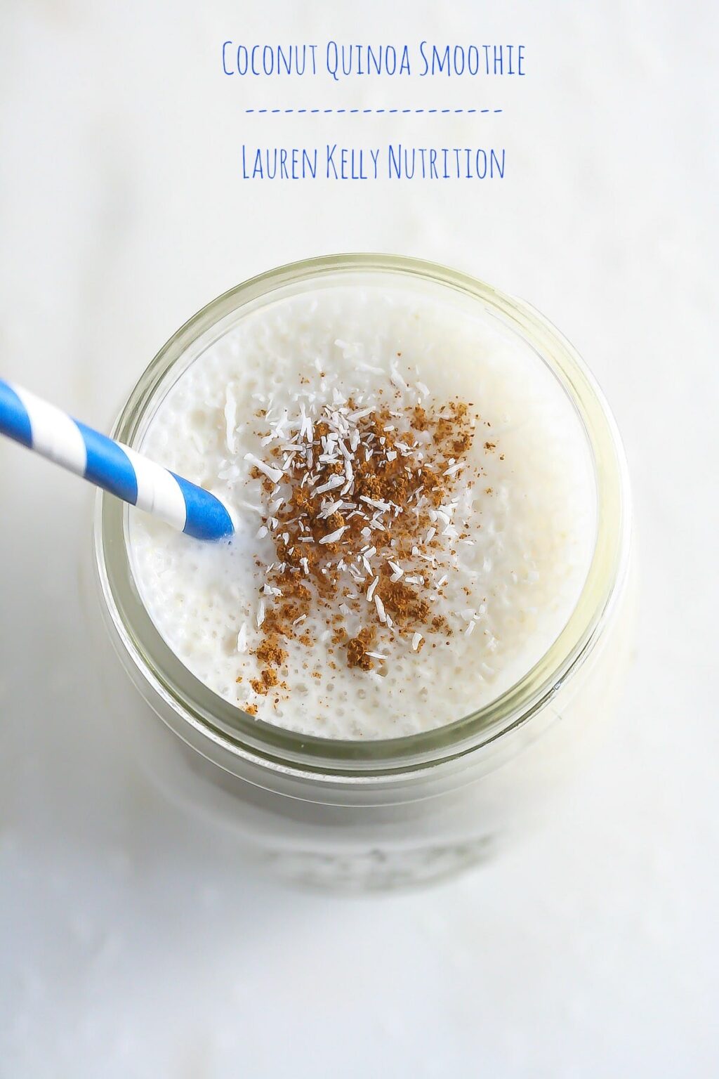 Coconut Quinoa Smoothie {Vegan, GlutenFree, DairyFree} Lauren Kelly