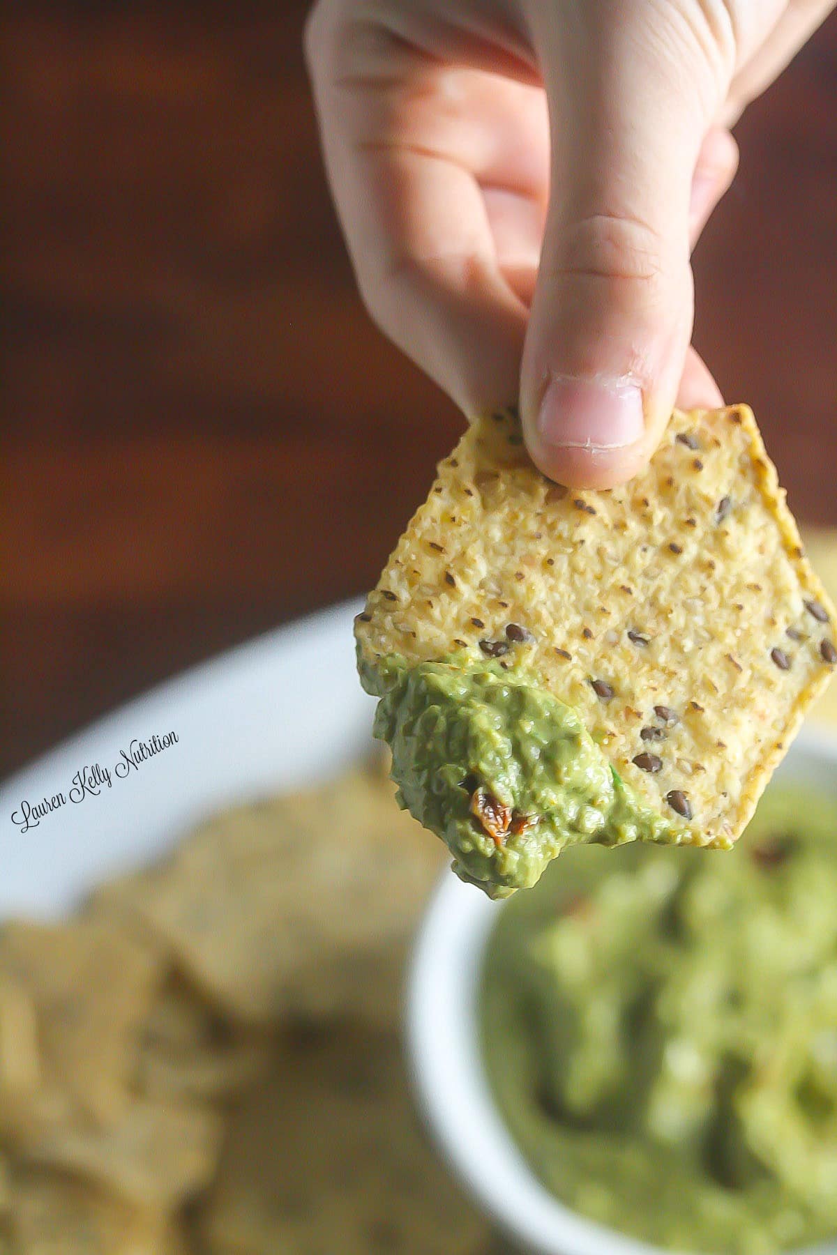 Spinach Dun Dried Tomato Greek Yogurt Dip is only 20 calories per serving!
