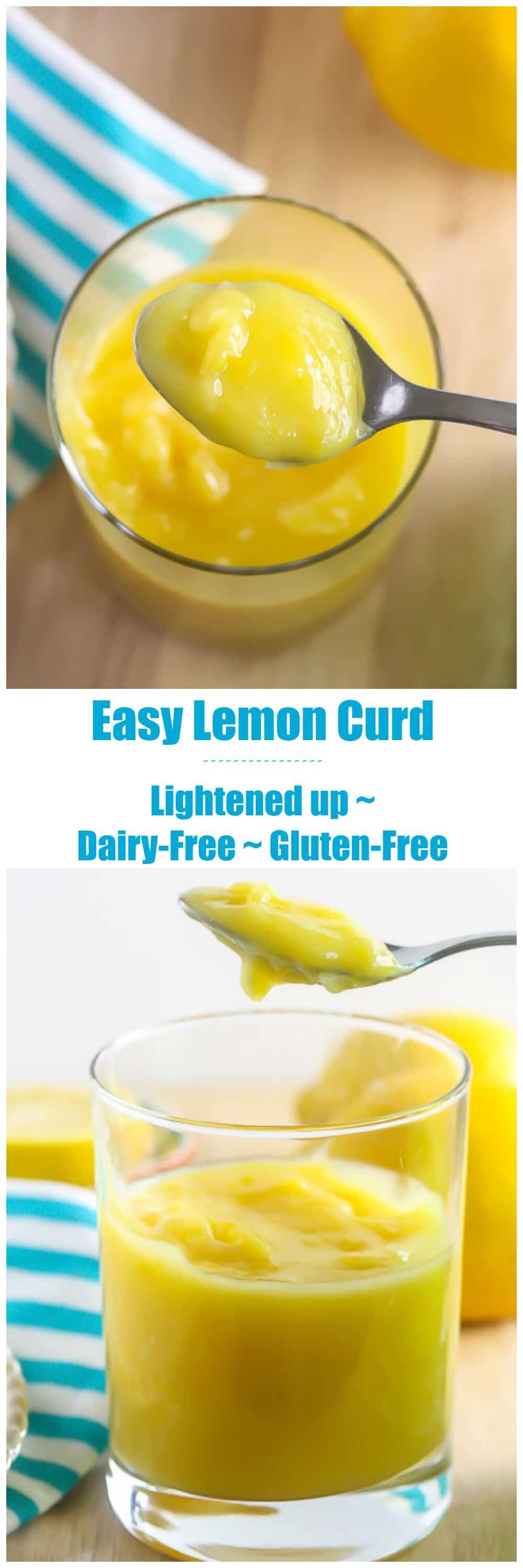 This Lemon Curd is lightened up, but still as delicious as the classic dessert spread. www.laurenkellynutrition.com