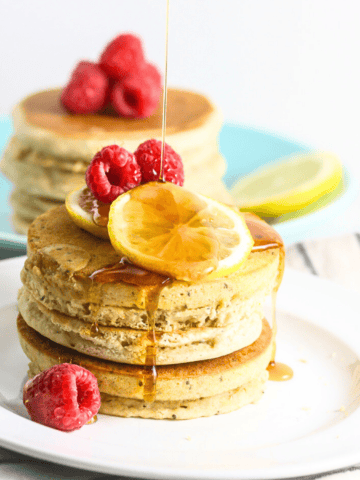 Lemon Chia Seed Pancakes.
