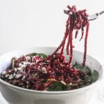 Spiralized Beet Quinoa Salad {Gluten-Free, Vegetarian}
