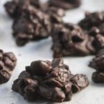 Slow Cooker Crispy Chocolate Almond Candy {Dairy Free, Gluten Free, 4 Ingredients}