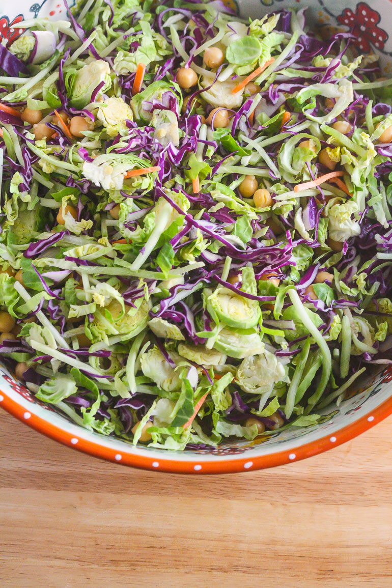 Simple Chopped Salad with Orange Vinaigrette from Lauren Kelly Nutrition