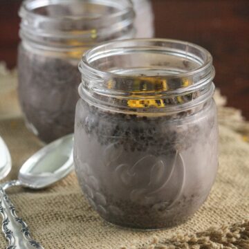 This decadent Chocolate Orange Chia Pudding is a nutritious treat! {Low carb, GF, DF, V} #ad #TasteLikeBetter @LoveMySilk