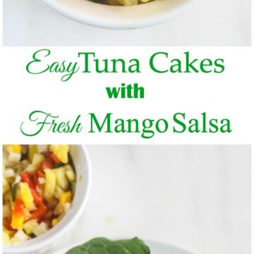 Easy Tuna Cakes with Fresh Mango Salsa