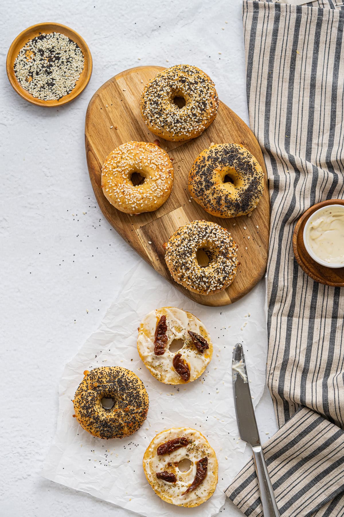 Low Carb Bagels {Gluten Free, Sugar Free, Grain Free} - Lauren Kelly ...