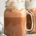 Bulletproof hot chocolate with cream on top.