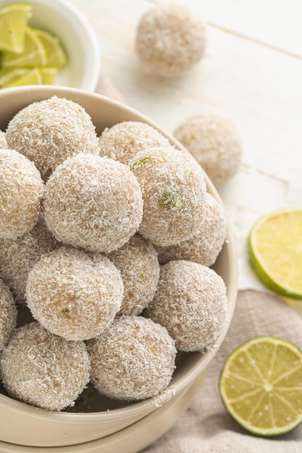 Key Lime Pie Truffles - Lauren Kelly Nutrition