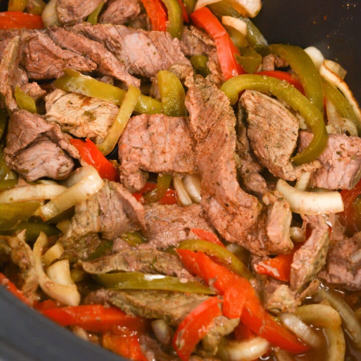 Crock Pot Steak Fajitas Lauren Kelly Nutrition