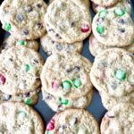 Christmas Chocolate Chip Cookies {Healthy, Whole Wheat}